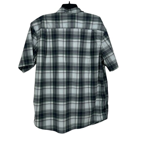 Carhartt Mens Relaxed Fit Plaid Short-Sleeve Button-Down Shirt SZ L -Western - Picture 8 of 10